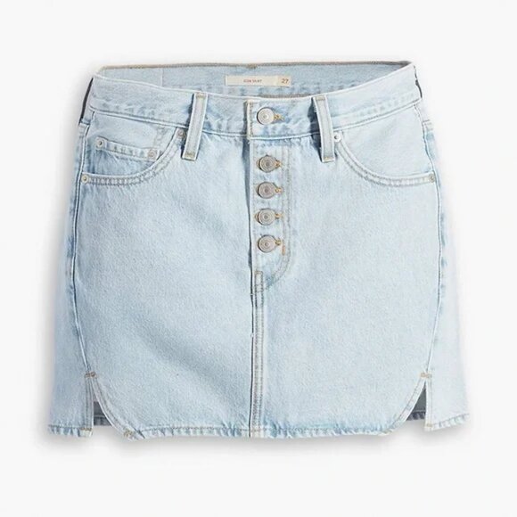Levi Strauss & Co Icon Mini Denim Skirt NWOT SIze 24 - Picture 5 of 9